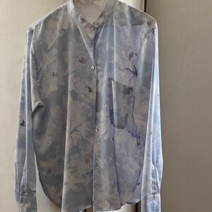 Floral Blue ladies blouse
